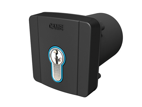 Купить Встраиваемый ключ-выключатель CAME SELD2FDG с цилиндром замка DIN и синей подсветко с доставкой и установкой в Ейске