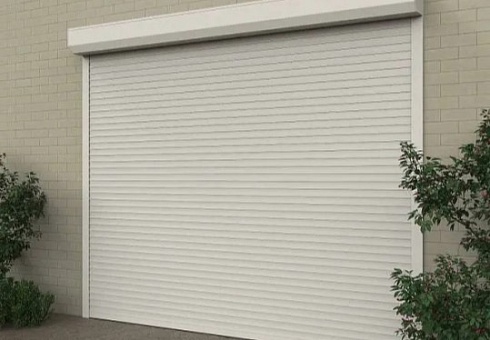 Рулонные гаражные ворота Алютех Prestige с алюминиевым профилем AR/555N и автоматическим управлением с доставкой в Ейске 