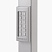 Морозостойкая, водонепроницаемая кодовая панель Locinox (Бельгия) SLIMSTONE со встроенным реле, цвета zilver и 9005 (черный)  - купить в Ейске!