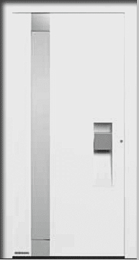 Двери входные алюминиевые ThermoCarbon Hormann - Мотив 306 в Ейске